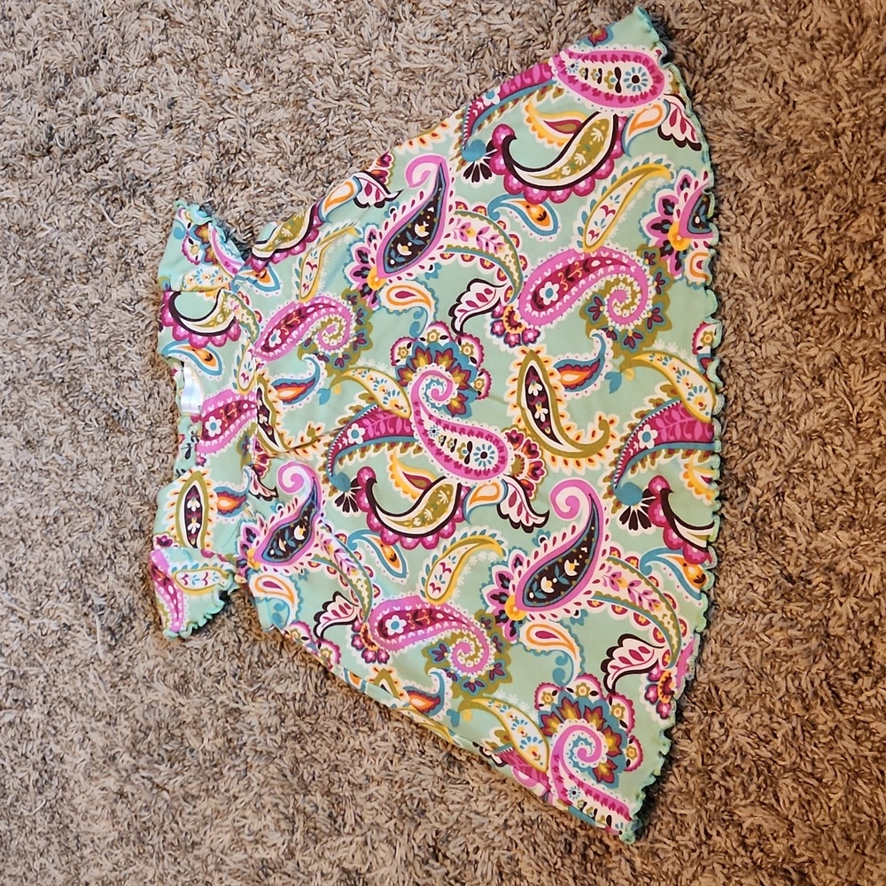 Vera Bradley Baby Short Sleeve Paisley Dress